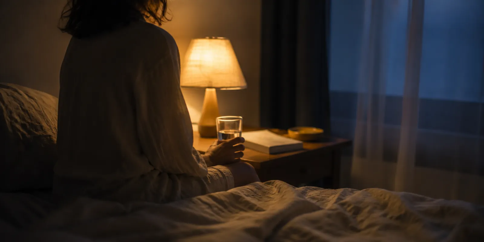 A calm, unhurried moment at home