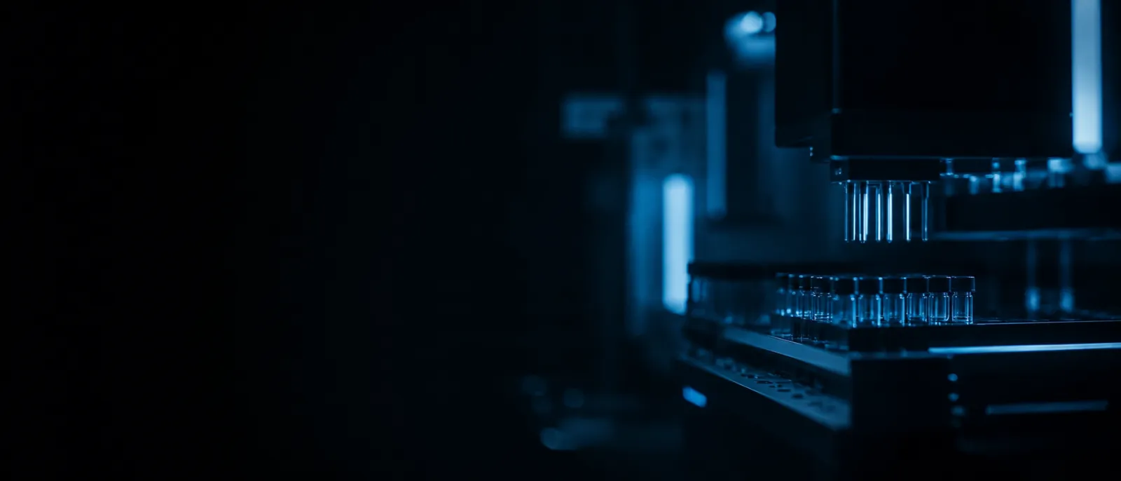 DNA sequencing instrument at work